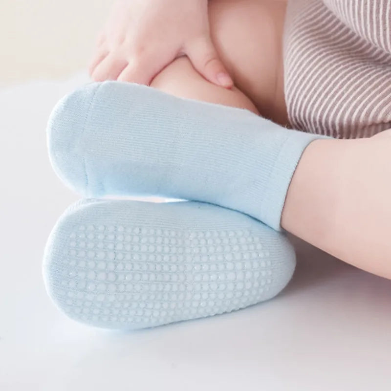 6Pairs Cotton Anti-Slip Socks