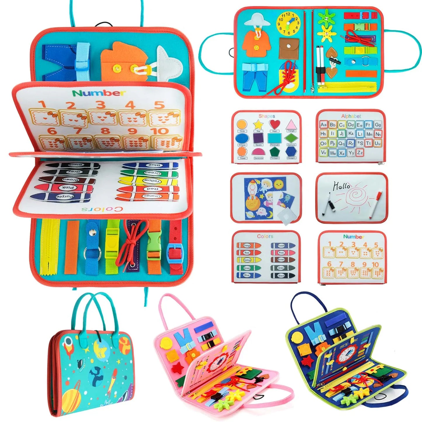 Montessori Educational Sensory Board