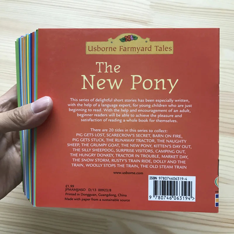 Books/set Kids Usborne Picture Books