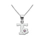 My Shape Initials Flower Letter Name Necklace for Girls Children's Alloy Crystal Flower A-Z Alphabet Pendant Chain Kids Jewelry