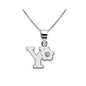 My Shape Initials Flower Letter Name Necklace for Girls Children's Alloy Crystal Flower A-Z Alphabet Pendant Chain Kids Jewelry