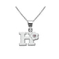 My Shape Initials Flower Letter Name Necklace for Girls Children's Alloy Crystal Flower A-Z Alphabet Pendant Chain Kids Jewelry