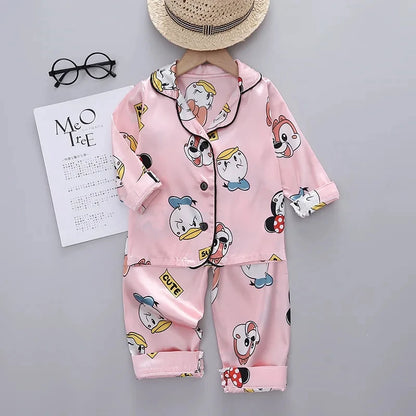 Mickey Mouse Silk Pajamas