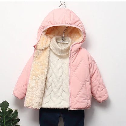 Essential Winter Coat with Fur Hood