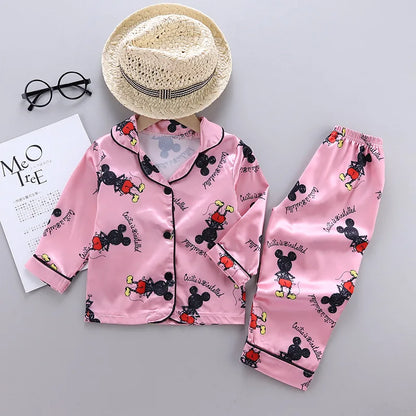 Mickey Mouse Silk Pajamas