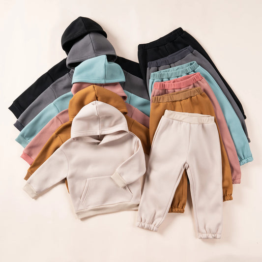 Children Winter Hoodie Set