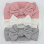 3Pcs/Lot Knit Baby Headband Bow Newborn Elastic Soft Nylon Headbands For Baby Girl Turban Infant Hair Accessories Kids Headwear