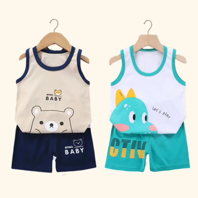 Summer Cotton Unisex Sets