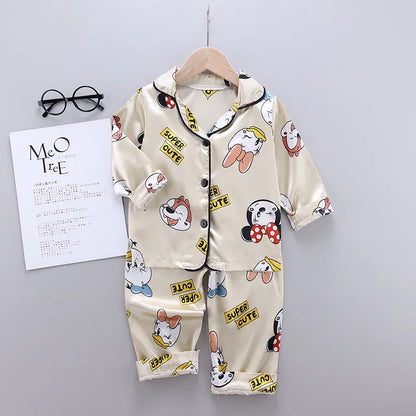 Mickey Mouse Silk Pajamas