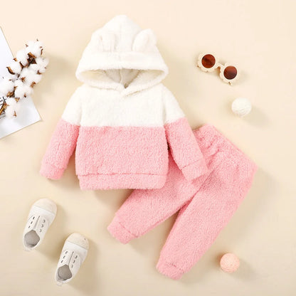 Fluff Hooded Set