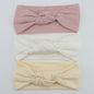 3Pcs/Lot Knit Baby Headband Bow Newborn Elastic Soft Nylon Headbands For Baby Girl Turban Infant Hair Accessories Kids Headwear