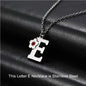 My Shape Initials Flower Letter Name Necklace for Girls Children's Alloy Crystal Flower A-Z Alphabet Pendant Chain Kids Jewelry