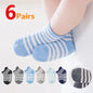 6Pairs Cotton Anti-Slip Socks