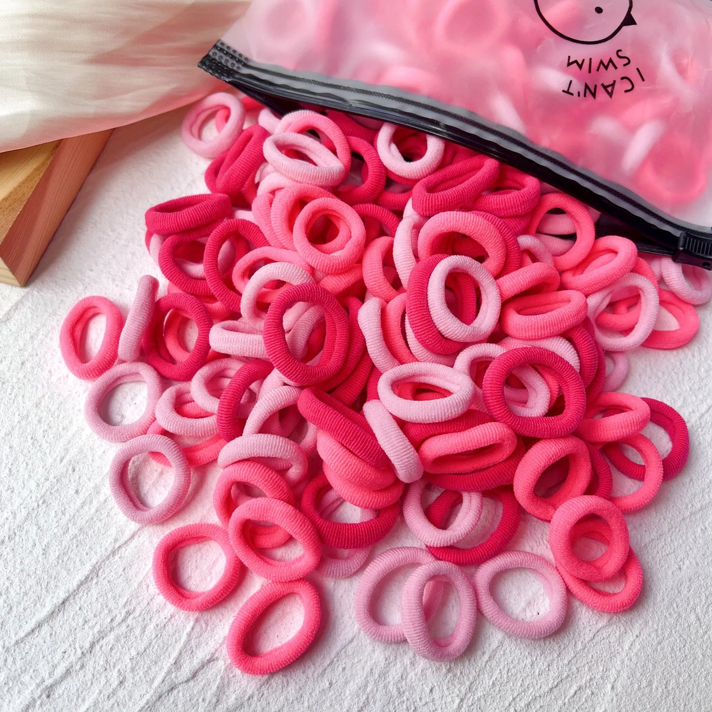 20/50pcs Kids Elastic Hair Bands Girls Sweets Scrunchie Rubber Band for Children Hair Ties Clips Headband Baby Hair Accessories