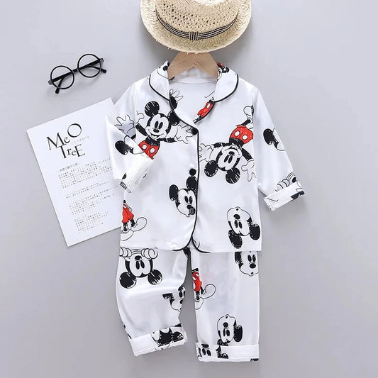 Mickey Mouse Silk Pajamas