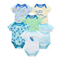 Baby Girls Clothes 3 6 pcs/lot pour nouveaux Cotton Short Sleeve Girl Bodysuit 0-12 Months Newborn Boys Clothing Toddler