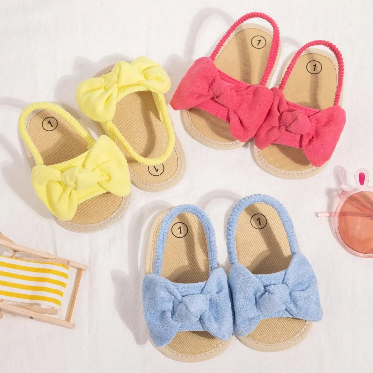 Meckior Casual Baby Girl Boy Sandals Breathable Open Toe Anti Slip Toddler First Walker Shoes Summer Outdoor Party Beach Slipper