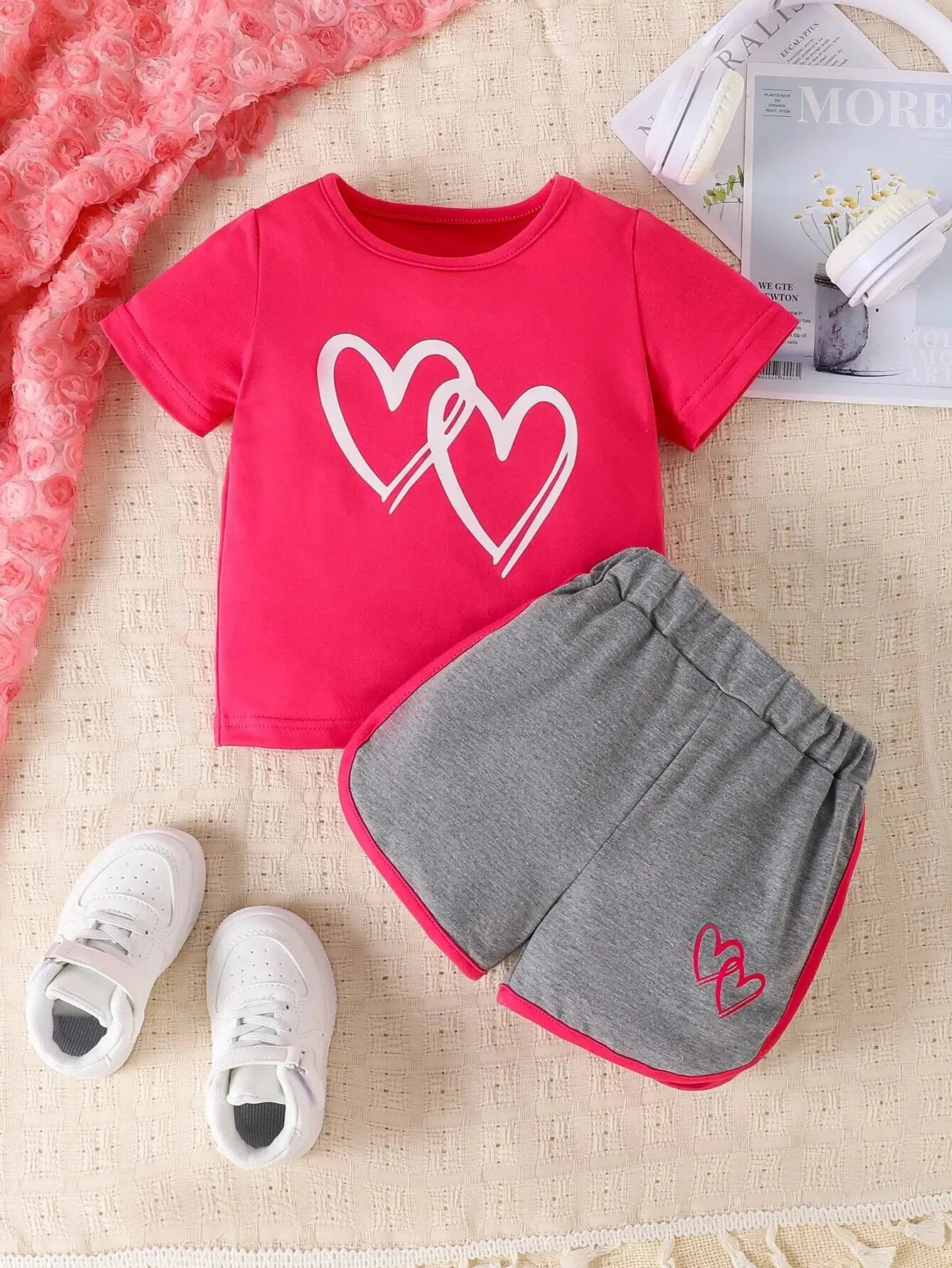 Heart Short Set