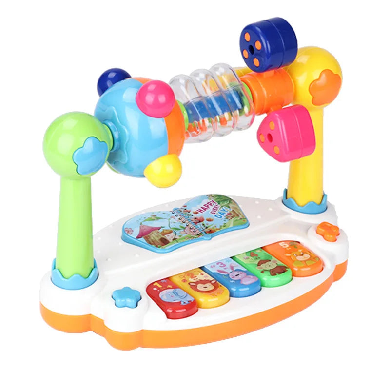 Baby Rotating Piano Keyboard with Light Sound