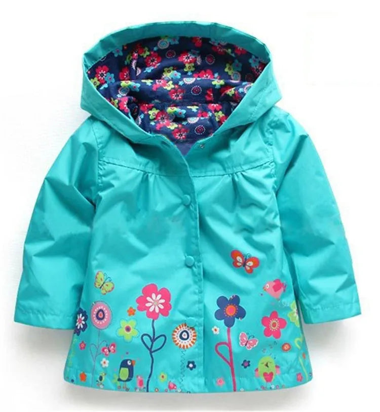 Flowery Raincoat