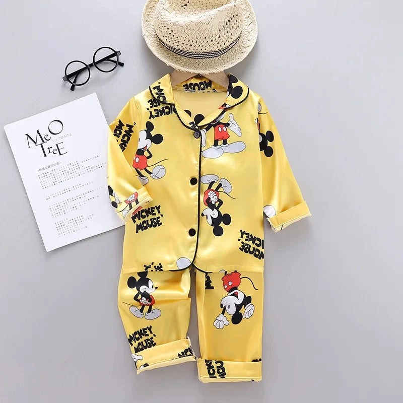 Mickey Mouse Silk Pajamas