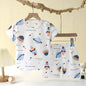 New Summer Children Home Clothing Pajamas Baby Underwear Set Thin Section Kids Clothes Boys Girls Two-piece Clothe Set